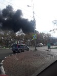 Облако черного дыма поднялось над Корсаковым , Фото: 1