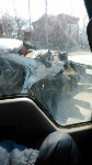 КамАЗ и Toyota столкнулись в пригороде Южно-Сахалинска, Фото: 1