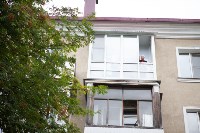 Ветераны Великой Отечественной "приняли парад" с балконов в Южно-Сахалинске, Фото: 4
