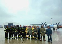 "Самолёт загорелся в воздухе": в аэропорту Южно-Сахалинска провели масштабные учения, Фото: 13