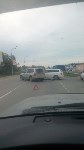 "Филдер" остался без капота в результате ДТП в Южно-Сахалинске, Фото: 3