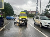 Очевидцев столкновения мотоцикла и автомобиля ищут в Южно-Сахалинске, Фото: 2