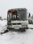 Пассажирский автобус опрокинулся в Охе, Фото: 4