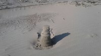 Загадочные песчаные сталагмиты выросли в заливе Мордвинова, Фото: 22