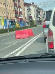 Южносахалинка порвала два колеса недалеко от перекрестка Ленина - Емельянова, Фото: 5