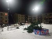 В Новотроицком упала ёлка, Фото: 3