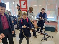 Школьникам села Соловьевка рассказали об оружии времен войны, Фото: 9