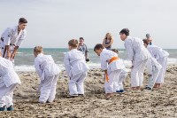 Тренировку на анивском пляже провели сахалинские каратисты, Фото: 10
