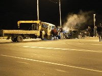 Водители пострадали при столкновении кран-балки и седана в Южно-Сахалинске, Фото: 3