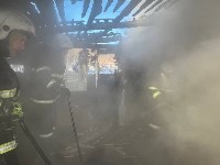 Частная баня сгорела в Александровске-Сахалинском, Фото: 1