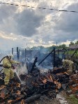 Большой частный дом сгорел в селе Восход, Фото: 1