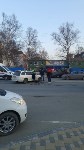 При столкновении автомобилей в Южно-Сахалинске один из них перевернулся, Фото: 1