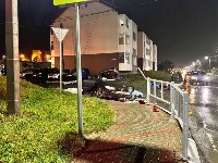 Разбившиеся на Subaru Legacy сахалинцы сбили пешехода, Фото: 5