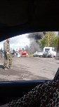 Магазин-склад "НефтеГазСнаб" горит в Поронайске, Фото: 1