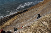 Уникальные работы по берегоукреплению и защите от обвалов проводят железнодорожники на Сахалине, Фото: 5