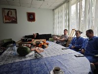 Сенатор Андрей Хапочкин навестил раненых бойцов СВО в московском госпитале, Фото: 2