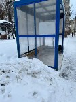 Вандалы разбомбили новые автобусные павильоны в Холмске, Фото: 3
