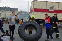 В Троицком прошли соревнования по «пожарному кросфиту», Фото: 5