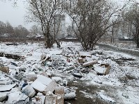 Горы мусора на улице Горной, Фото: 5