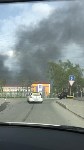 В центре Южно-Сахалинска бушует крупный пожар, Фото: 14