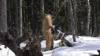 Опергруппа южно-сахалинского лесничества поехала искать медведя, а нашла "чёрного лесоруба", Фото: 8