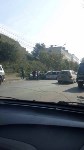ДТП с участием автомобиля полиции произошло в Корсакове, Фото: 1
