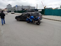 Очевидцев столкновения универсала и мотоцикла ищут в Южно-Сахалинске, Фото: 3