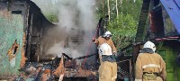 Пожар в бане перекинулся на частный дом в Холмском районе, Фото: 7