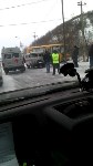 Медицинский автомобиль и пассажирский автобус столкнулись в Углегорске, Фото: 1