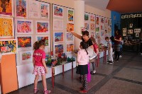 Выставки детского творчества по противопожарной тематике открылась в Южно-Сахалинске, Фото: 6