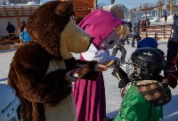Мастер-класс для любителей хоккея прошел на площади Ленина в Южно-Сахалинске, Фото: 4