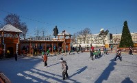 Мастер-класс для любителей хоккея прошел на площади Ленина в Южно-Сахалинске, Фото: 42