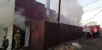 Пристройка к кафе "Лизгистан" загорелась в Корсакове, Фото: 8
