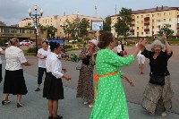 Корсаковские пенсионеры станцевали на городской площади , Фото: 6