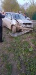 Toyota Ist снесла опору электроосвещения в Южно-Сахалинске, Фото: 4