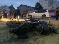 Внедорожник сбил мотоциклиста в Южно-Сахалинске, Фото: 5