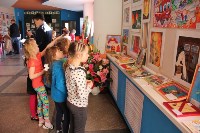 Выставки детского творчества по противопожарной тематике открылась в Южно-Сахалинске, Фото: 2