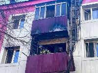 Сгорело два балкона: подробности пожара в многоэтажке в Южно-Сахалинске, Фото: 4