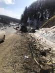 Мужчина пострадал в опрокинувшейся бетономешалке на Ловецком перевале, Фото: 2