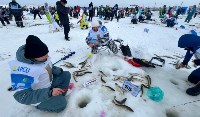 Фестиваль подледной рыбалки "Сахалинский лёд-2025" торжественно открыт, Фото: 2