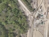 Строительство западного объезда Южно-Сахалинска показали с дрона, Фото: 5