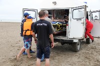 "Тонущего" спасли на анивском пляже, Фото: 11