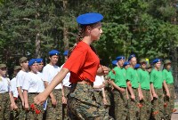 Сахалинские курсанты получили васильковые береты Президентского полка, Фото: 17