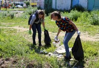 Юные волонтёры очистили от мусора прибрежную зону рек Ноглинка и Тымь , Фото: 7