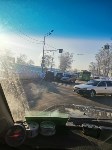Массовое ДТП произошло в Южно-Сахалинске, Фото: 2