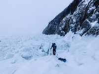 Максим Пасюков и Данил Волосович пытаются преодолеть путь из Хабаровского края до Сахалина на лыжах, Фото: 8