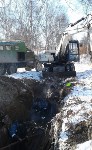 Порыв теплотрассы в Соловьевке, Фото: 4
