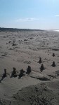 Загадочные песчаные сталагмиты выросли в заливе Мордвинова, Фото: 9