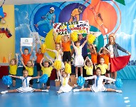 Детсадовцы поддержали сахалинскую сборную на «Детях Азии» плакатами и флешмобом, Фото: 7