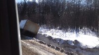 Пьяный водитель хлебовозки дважды заваливался в кювет в Тымовском районе, Фото: 3